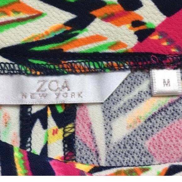 VTG ZOA NEW YORK Colorful Psychedelic Boho Short Shorts SZ 4 - Picture 6 of 9